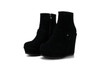 Wedge Heel Boots | Platform Heel Ankle Boots