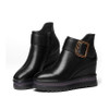 Wedge Heel Ankle Boots | Genuine Leather Platform Boots