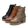 Womens Motorcycle Boots | Lace Up Ankle Boots