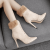 Lace Up High Heel Boots | Women's Ankle Boots