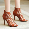 Women's Sandals Summer High Heel Shoes Peep Toe Ladies High Heels