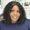 Piano Keys Band Fake Scalp 360 Human Hair Wig Water Wave Style | 100% Lace Front Wigs