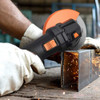 Electric Angle Grinder 6A 4-1/2inch with 115mm 3 Grinding Abrasive Wheels.