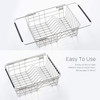 MAXCOOK Expandable Dish Drying Rack, Dish Rack in Sink