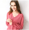 Knitted Sweater Autumn Long Sleeve V Neck Pullover Basic Thin Tops White Jumpers Sweaters Knitwear Women  Fashion Clothes