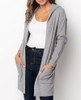 Women Long Hooded Cardigan Autumn Pockets Long Women Sweater Cardigan