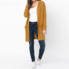 Women Long Hooded Cardigan Autumn Pockets Long Women Sweater Cardigan
