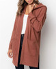 Women Long Hooded Cardigan Autumn Pockets Long Women Sweater Cardigan