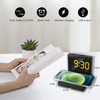 EALEK Wireless Charger QI Certified | Digital Alarm Clock with Brightness
