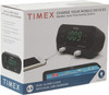 Timex T129B Red Set Dual Alarm Clock with Dual USB Charging