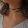 Leather Choker Necklace