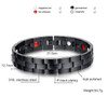 Stainless Steel Charm Black Bracelet