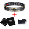 Stainless Steel Charm Black Bracelet