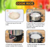 Secure Electric Food Steamer, Vegetable Double Tiered Secure Electric Food Steamer, Vegetable Double Tiered
