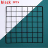 2PCS Home Wall Decoration Iron Grid Decor Photo Frame Postcards Wall Art Display Mesh DIY Storage Shelf Organizer Rack Holder