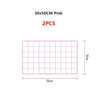 2PCS Home Wall Decoration Iron Grid Decor Photo Frame Postcards Wall Art Display Mesh DIY Storage Shelf Organizer Rack Holder