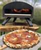 Bertello Outdoor Pizza Oven Black + Pizza Peel Combo