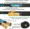 100ft New Expandable Garden Hose,9 Function Spray Nozzle, Easy Storage Kink Free.