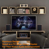 Stereo Shelf System Powered with Bookshelf Speakers