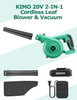 Cordless Leaf Blower,2.0 Ah Li-ion Battery & Charger, for Blowing Leaf/Snow, Dusting.