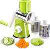 FAVIA Handheld Rotary Slicers for Vegetables Cheese Grater Shredder