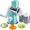 FAVIA Handheld Rotary Slicers for Vegetables Cheese Grater Shredder
