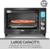 Bialetti (35047) 6-Slice Convection Toaster Oven, Black Stainless Steel