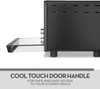 Bialetti (35047) 6-Slice Convection Toaster Oven, Black Stainless Steel