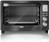 Bialetti (35047) 6-Slice Convection Toaster Oven, Black Stainless Steel