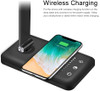 Desk Lamp with Wireless Charger, USB Charging Port