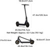 MAX Electric Kick Scooter, Max Speed 18.6 MPH, Long-range Battery