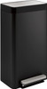 Kohler K-20956-BST Dual Compartment Step Trash Can, Liner, Black Stainless