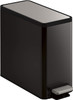 Kohler K-20956-BST Dual Compartment Step Trash Can, Liner, Black Stainless