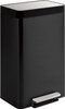 Kohler K-20956-BST Dual Compartment Step Trash Can, Liner, Black Stainless