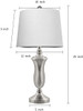 Modern USB Table Lamp Set of 2 for Living Room.