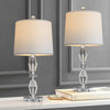 Crystal Table Lamp Set of 2 for Bedroom 22.5”.