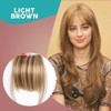 3D Clip-In Bangs Hair Extensions