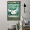 Shark Get Naked Poster Unless You Are Visiting Don't Make It Weird Poster Gift For New Home
