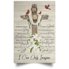 Cross Cardinal I Can Only Imagine Surrounded By Your Glory Poster Christian Wall Decor Gift