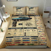 American Muscle Car Knowledge Bedding Set Gift For Car Lover