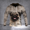 Pug Hoodie 3D All Over Printing Face Dog Hoodie Winter Gear For Men For Women Pug Hoodie 3D All Over Printing Face Dog Hoodie Winter Gear For Men For Women