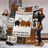 Dachshund Money Can Buy A Lot Of Things But It Doesn't Wiggle Fleece Blanket Weiner Dog Gift