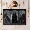 Wolf If They Stand Behind You Protect Them Poster Quote About Life Poster Wall Art Decor