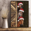 Horses Christmas Poster Vintage Christmas Poster Xmas House Decoration Home Decor Gift