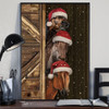 Horses Christmas Poster Vintage Christmas Poster Xmas House Decoration Home Decor Gift