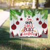 Joy Hope Love Peace Christmas Yard Sign Christmas Peace Sign outdoor Xmas Decorating Idea 2020