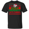 Happy Holidays With Cheese Shirt Cute T-Shirt For Girl Men Gift