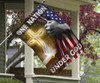 Hand Open American Flag Cross Flag One Nation Under God Quote Christian Gifts Front Door Decor