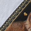 Lion To My Son Fleece Blanket Lion Mom Cross Design For Christian Daughter Blanket From Mom