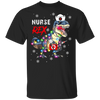 Nursesaurus T-Rex T-Shirt Nurse Dinosaur Christmas Shirt Funny Nurse Rex Xmas Gift For Nurse